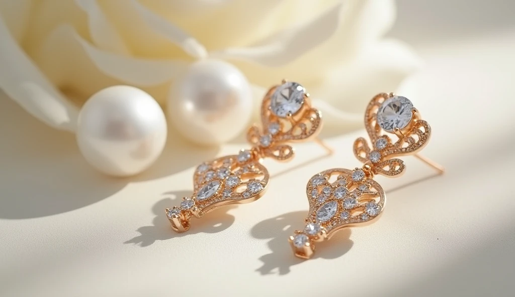 Elegant earrings by Wlozarinblixio