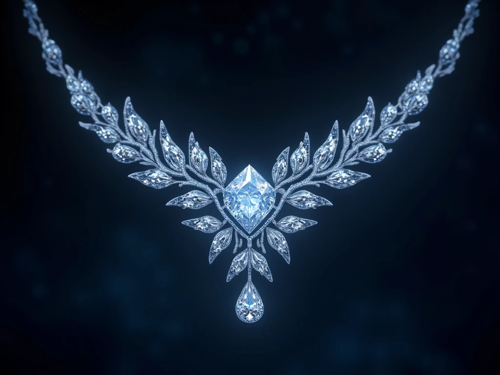 Celestial Diamond Necklace by Wlozarinblixio